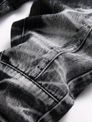 Boys Distressed Skinny Jeans Slim Fit Washed Denim Pants