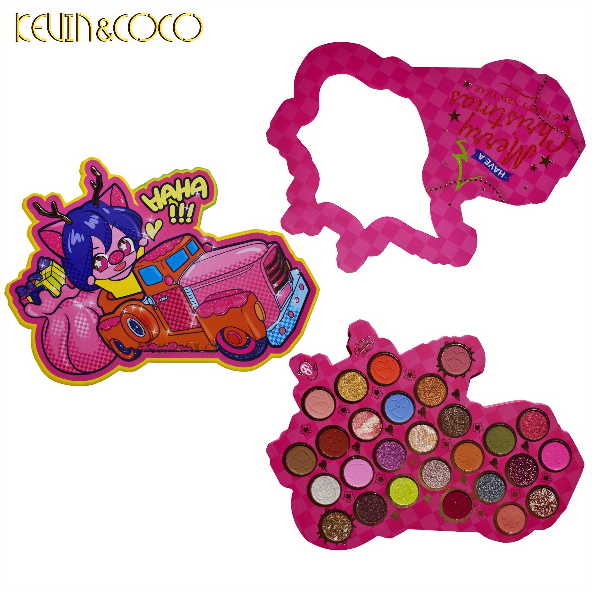 27 Colors Eyeshadow Palette Punky Smokey Style Matte Pearly Sequins Finish