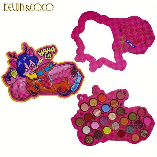 27 Colors Eyeshadow Palette Punky Smokey Style Matte Pearly Sequins Finish