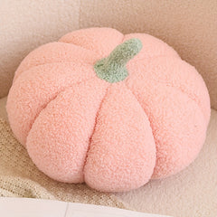 3D Fluffy Pumpkin Plush Pillow Realistic Animal Vibrant Colors for Halloween