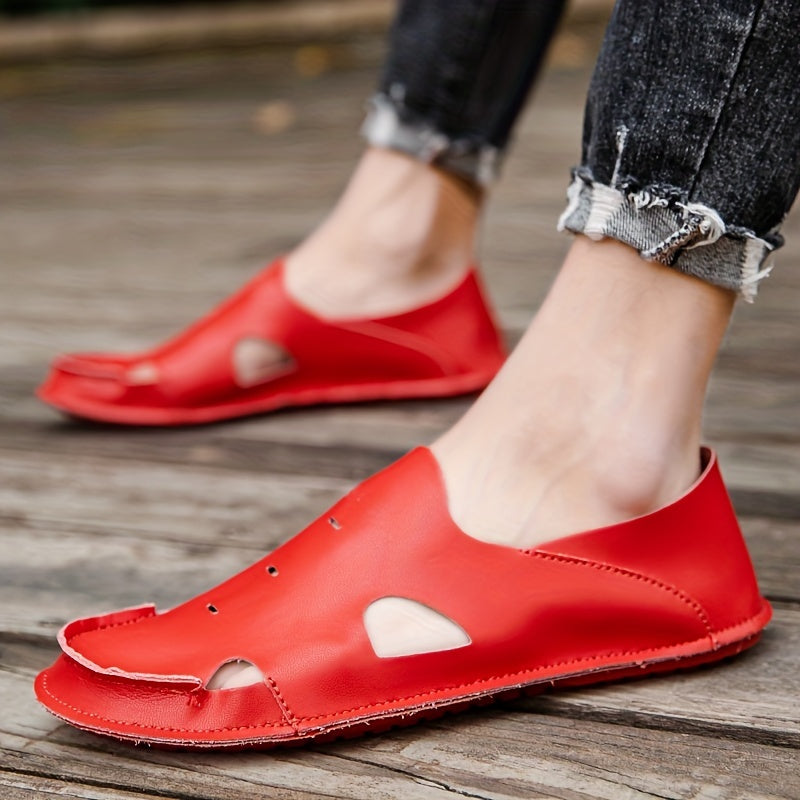 Men's Lightweight Comfy Clogs Hollow Out Non Slip Garden Shoes Summer