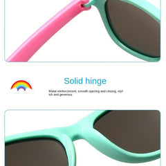 Boy's Silicone Anti UV Sunglasses Polarized Glasses