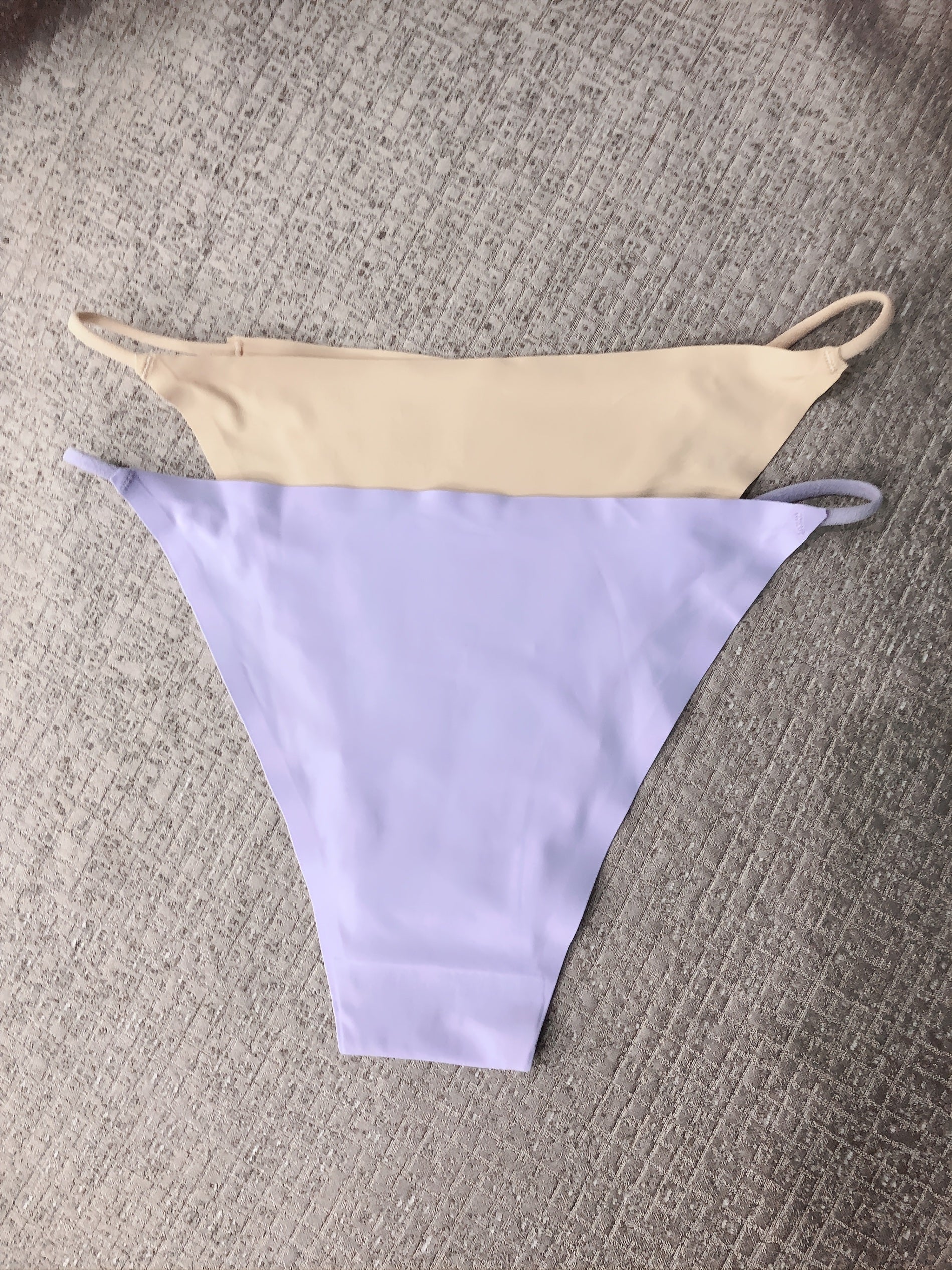 6 Pcs Seamless String Bikini Panties Low Waist Thin Band Women's Lingerie