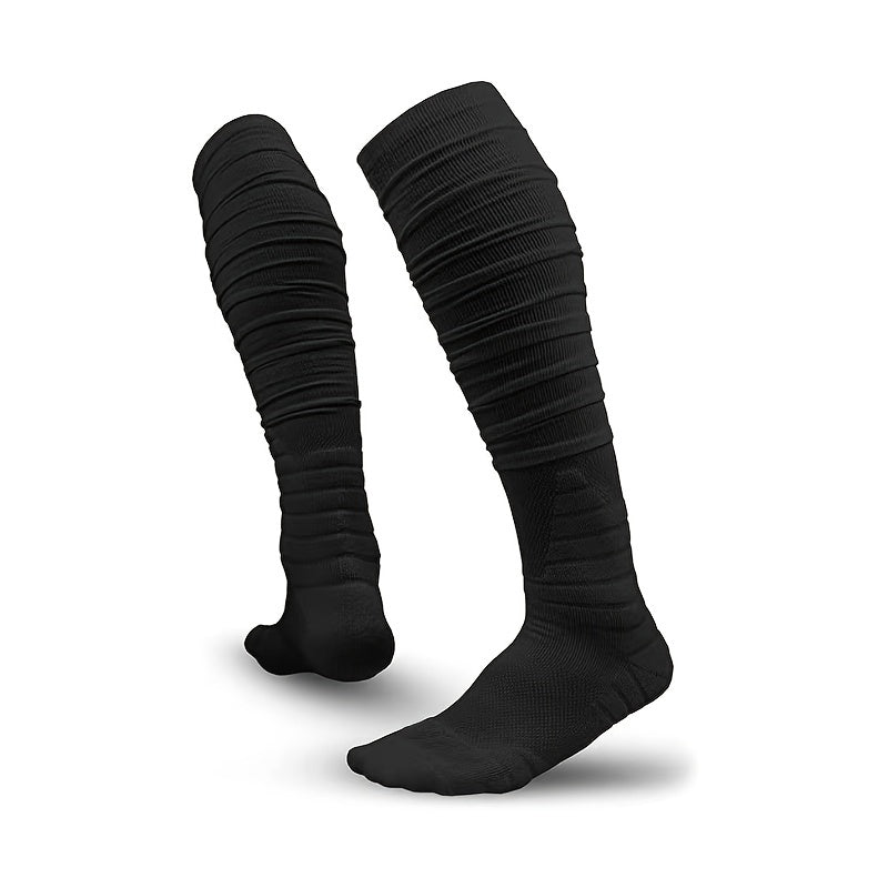 Extra Long Padded Compression Socks for Soccer & Football