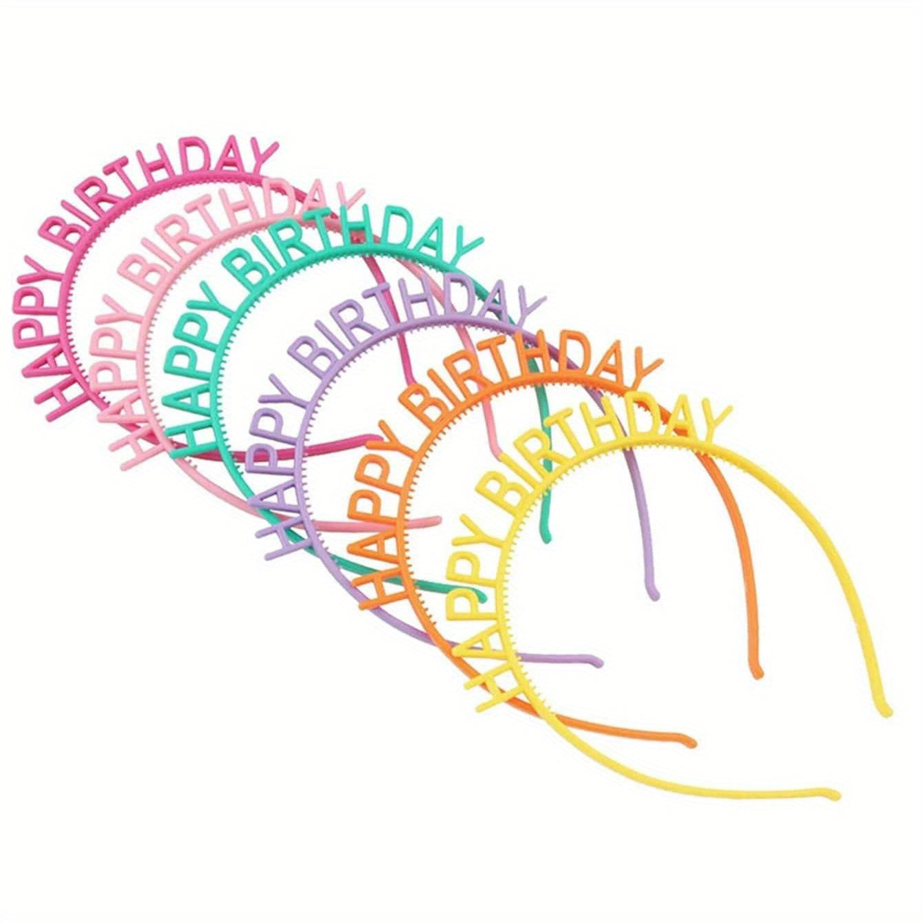 5pcs Happy Birthday Headbands Party Supplies