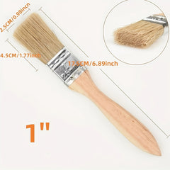 Marine Brush Soft Hair Glue Pipe Brush Paint Coatings BBQ Brush