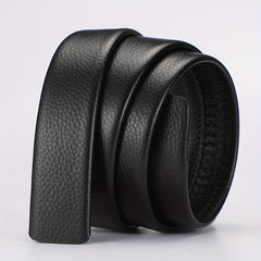 Men's Leather Belt Waist Stap Without Buckle Durable Business Belt