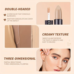 2-In-1 Water/Sweat Resistant Concealer Stick for Face & Eyes