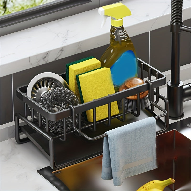 Kitchen Sink Storage Rack Sponge Holder Organizer Drain Rack