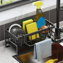 Kitchen Sink Storage Rack Sponge Holder Organizer Drain Rack