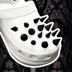 25pcs Gothic Halloween PVC Shoe Charms for Kids Boys Girls Men Women