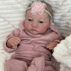 19in Reborn Baby Doll Levi Awake 3D Skin Veins Collectible Art Doll