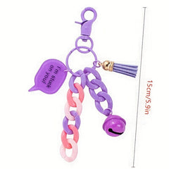 Colorful Chain Key Chain Car Key Chain Bag Charm Pendant Gift Men Women