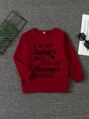 Boy's Daddy's Boy & Mommy's World Sweatshirt