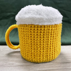 3D Beer Cup Hats Beanie Winter Anti Cold Warm Unisex Hairline Cap