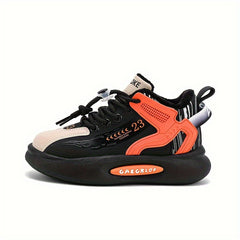 Boys Chunky Shoes Warm Lining Comfy Non Slip Casual Sneakers