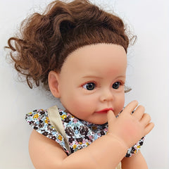22-inch Reborn Baby Dolls Soft Body Newborn Doll Christmas Gift Kids