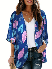 Boho Cover Up Paisley Print Cardigan