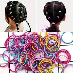 Hair Ties Elastic Decorative Hair Accessories Set for Baby Girls