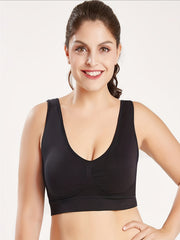 3pcs Wireless Sports Bras Yoga Tank Women's Lingerie