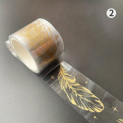 PET Transparent Bronzing Hand Account Tape Jewelry Metal Glue