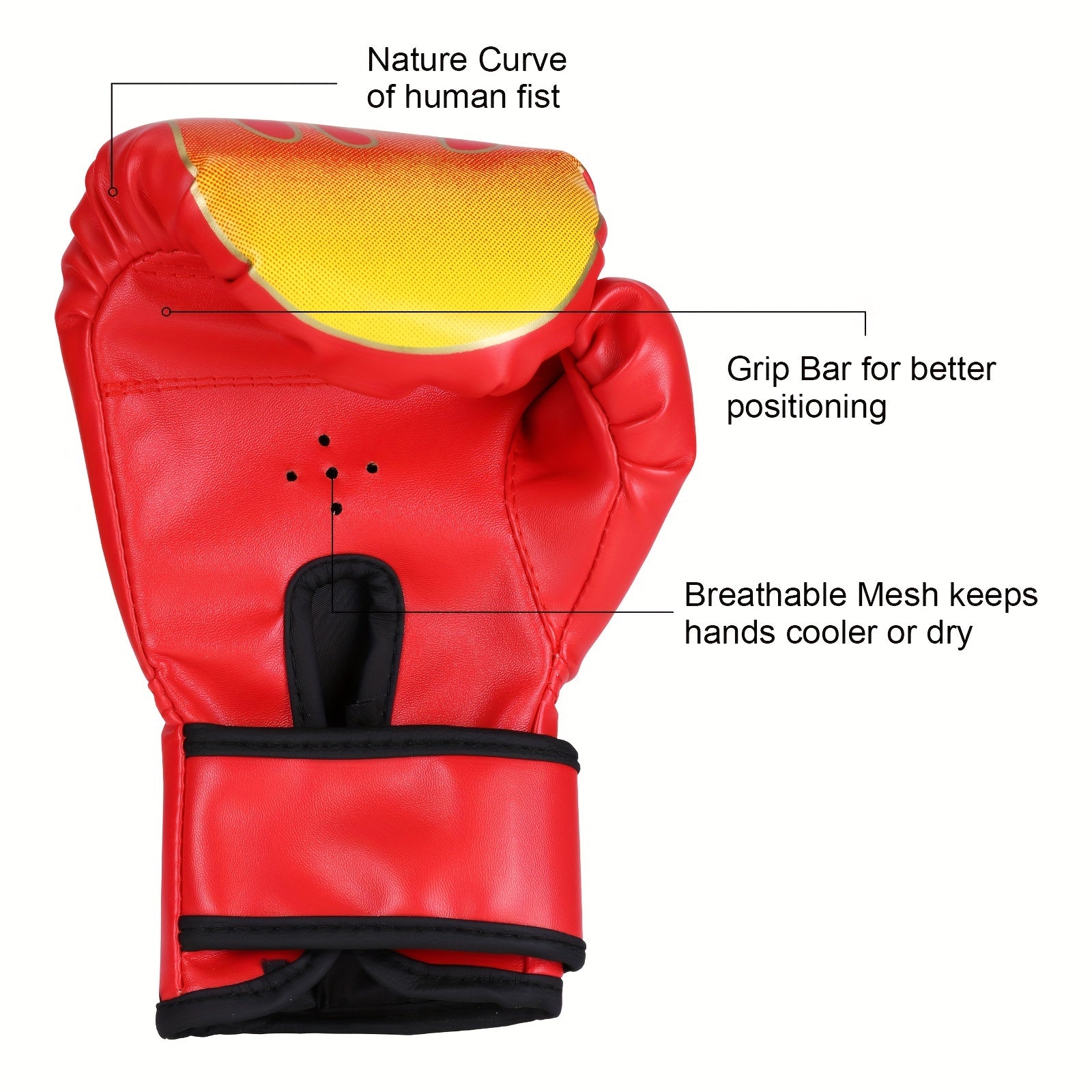 Unisex Boxing Gloves for Training, Enhanced Performance & Protection