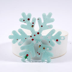 Winter Snowflake Resin Casting Mold Christmas Pendants