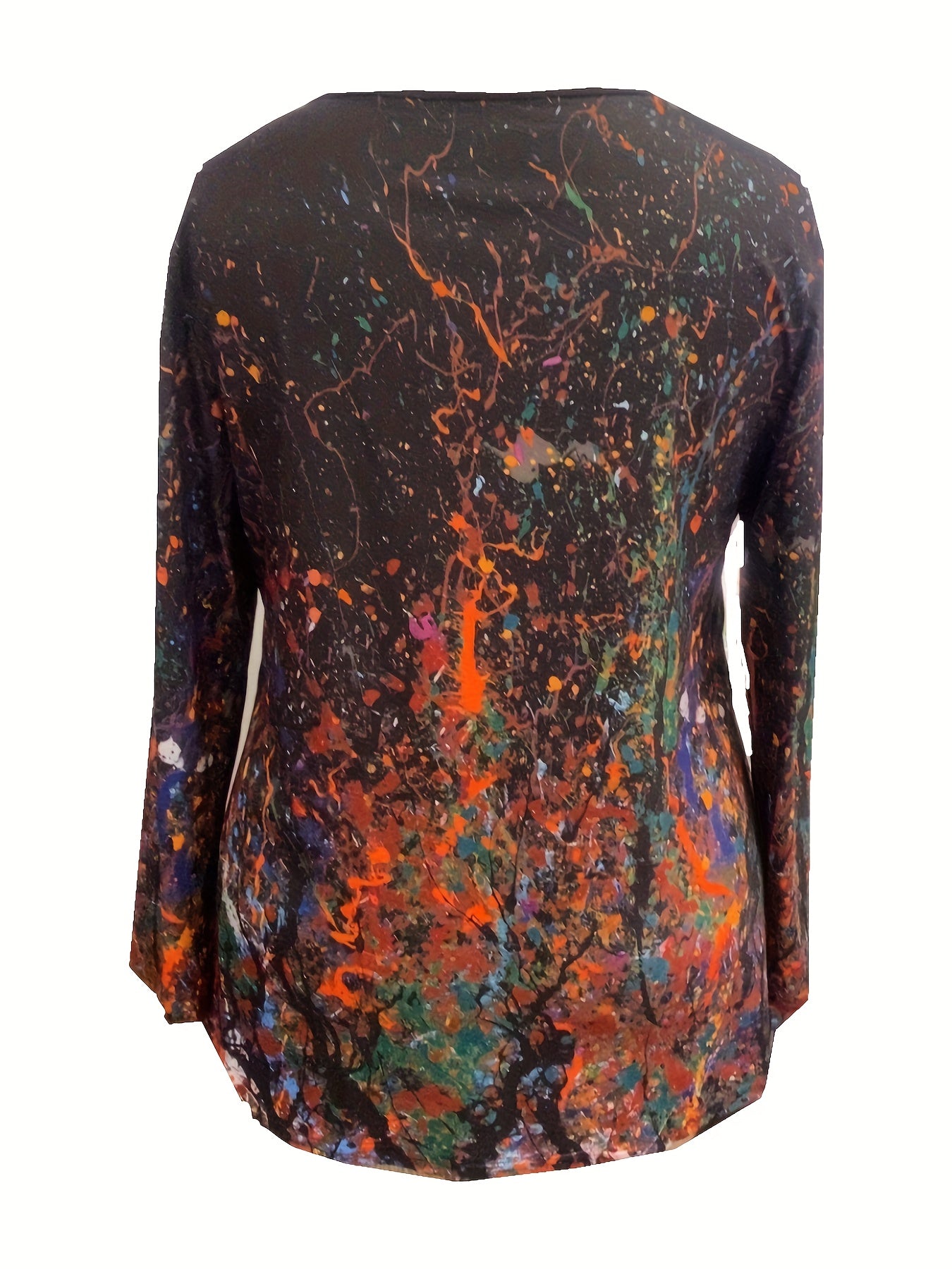 Women's Plus Splash Print Tee & Legging Set