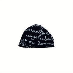 Letter Graphic Beanie Hat Winter Warm Knit Hat