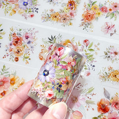 2m Laser Flower PET Tape for Journaling Planner DIY Craft