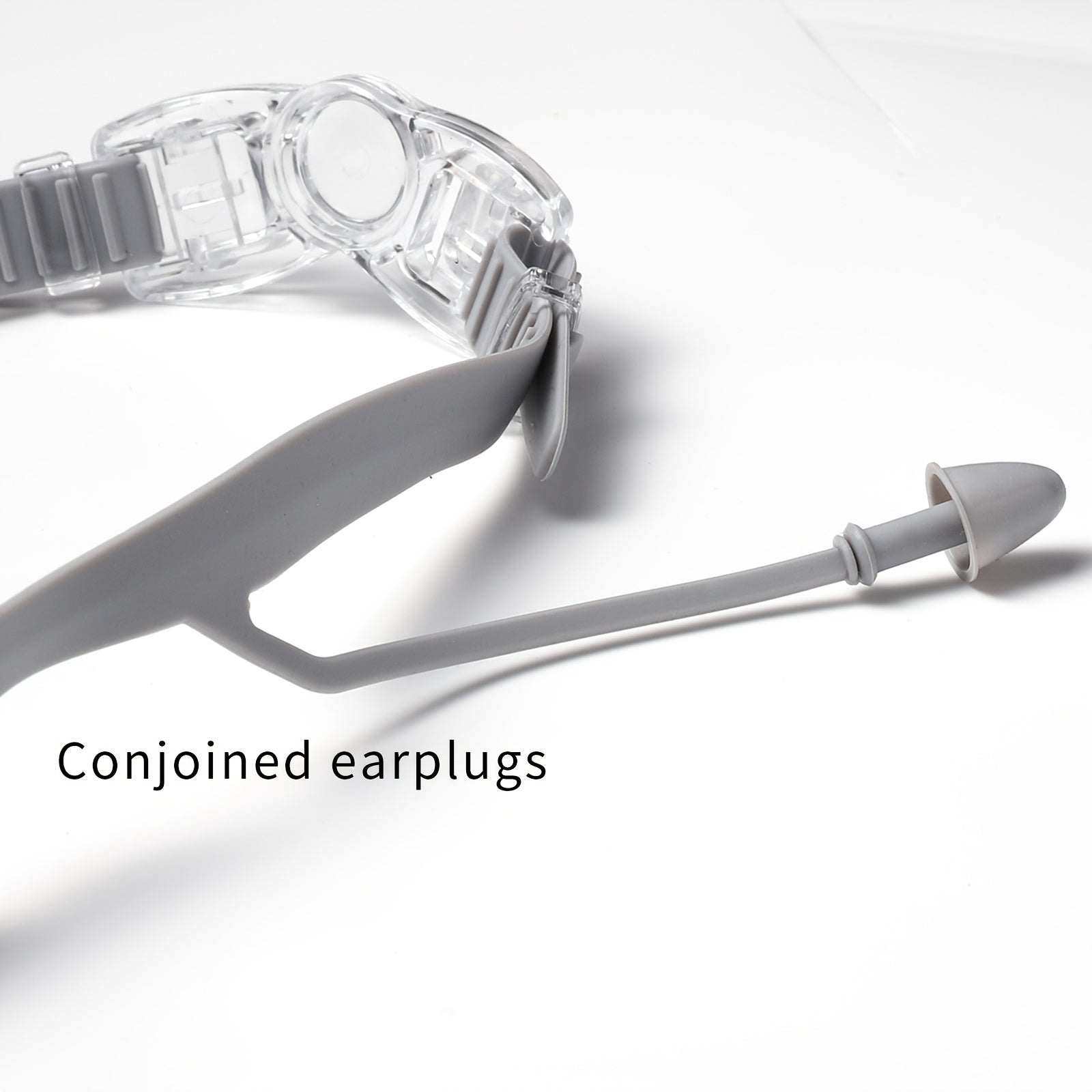 Electroplated Swimming Goggles Anti Fog Glasses & Earplugs