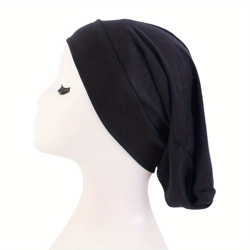 Stretchy Turban Inner Cap Head Wrap Bandana Underscarf Hijab