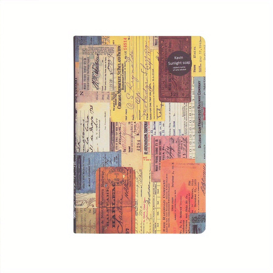 A5 Postmark Stamp Hardcover Notebook with 96 Pages