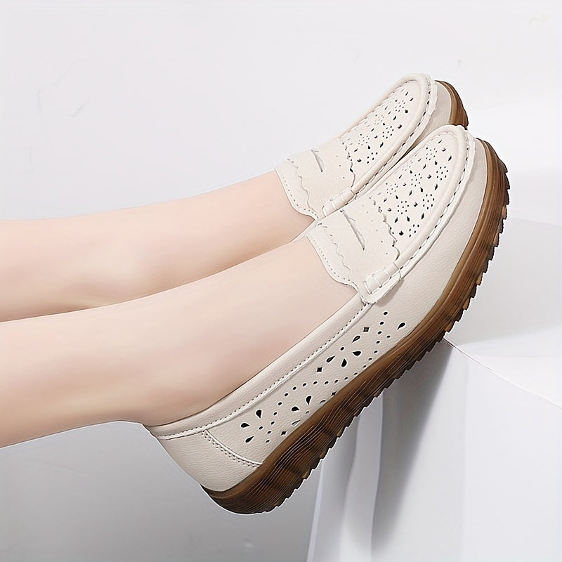Women's Hollow Out Loafers Slip On Outdoor Shoes
