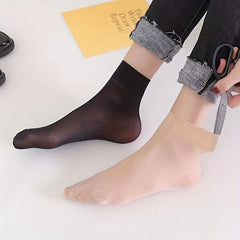 10 Pairs Ultra Thin Short Socks Breathable Lightweight Anti Snag Socks
