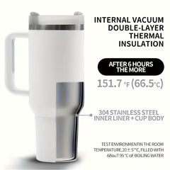 40oz Stainless Steel Vacuum Flask with Leakproof Lid for Outdoor Activities