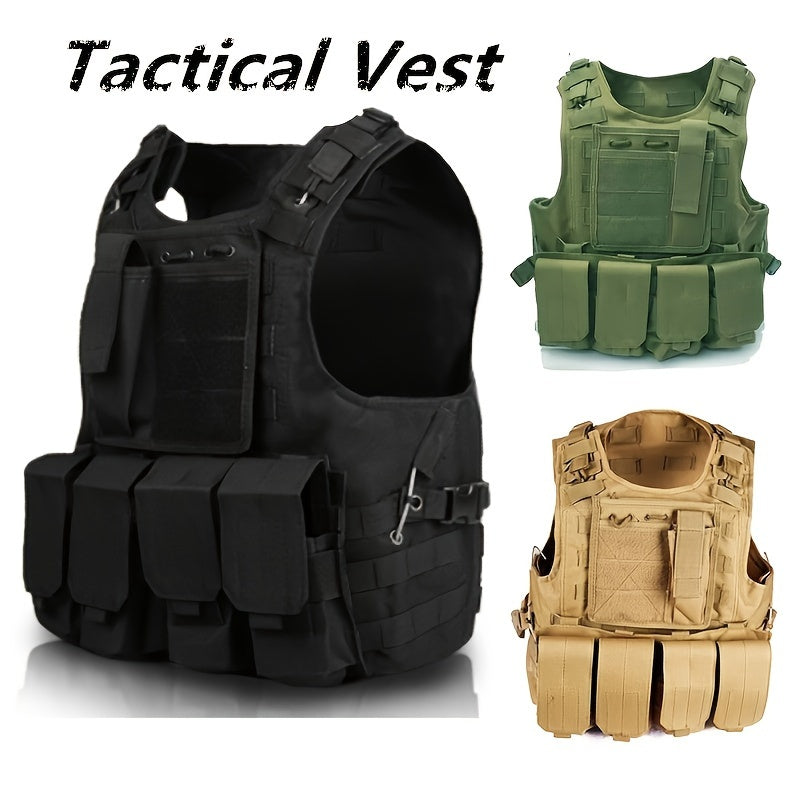 Adjustable Airsoft Vest Lightweight Oxford Cloth Training Vest