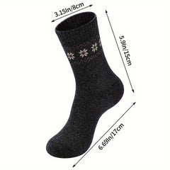 Men's Winter Warm Soft & Comfortable Socks - 4 Pairs