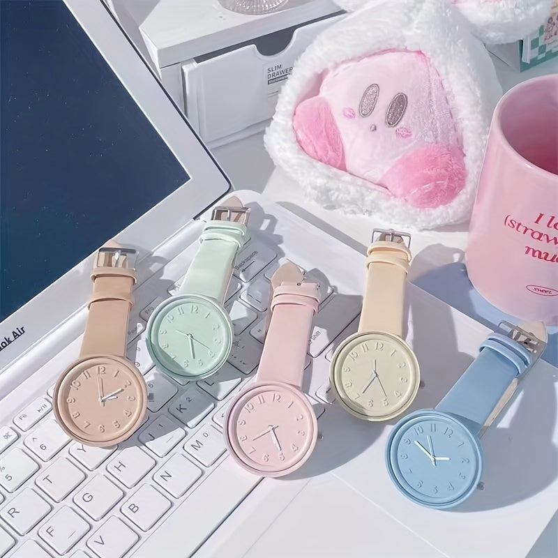 Kids Colorful Watch Plastic Wristwatch Gift