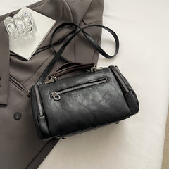 Vintage Crossbody Boston Bag Stylish Casual Handbag Classic Handbag