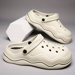 Men's Lightweight Comfy Clogs Hollow Out Non Slip Garden Shoes