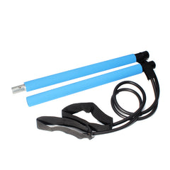 Non Slip Pilates Stick With Resistance Belt For Full Body Workout