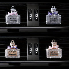 Diamond Mounted Car Air Freshener Clip Decoration