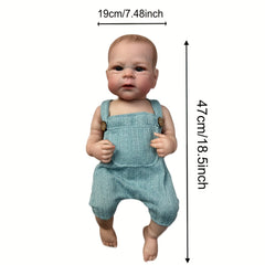 Elijah Bebe Reborn Boy Full Body Vinyl Soft Touch Realistic Newborn Baby Doll