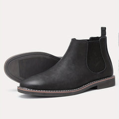 Men's Chelsea Boots Round Toe Ankle Boots