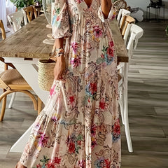 Long Sleeve Maxi Dress Women's Clothing