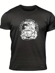 Men's Local Burn Outs Print T-shirt for Summer