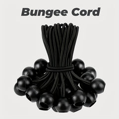18pcs Heavy Duty Ball Bungee Cords for Canopy Tarp Tie Down, 15-24cm & 20-32cm