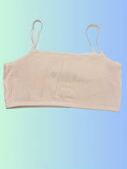 3pcs Girl's Elastic Soft Bras Cartoon Graphic Undershirts Set For 9-14 Years