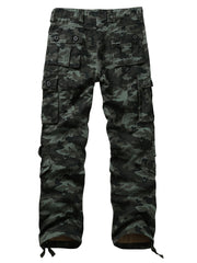Camouflage Drawstring Cargo Pants Men's Joggers Outdoor